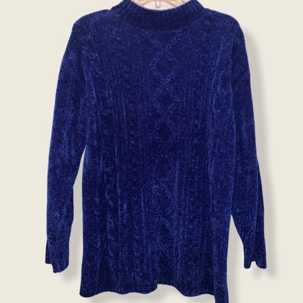 royal blue sweater